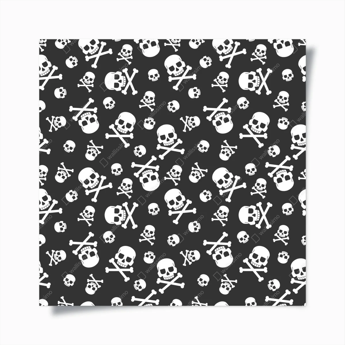 Póster patrón de calaveras en blanco y negro – Pixers® Póster patrón de calaveras en blanco y negro – Pixers®