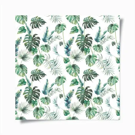 Póster follaje tropical en acuarela – Pixers®