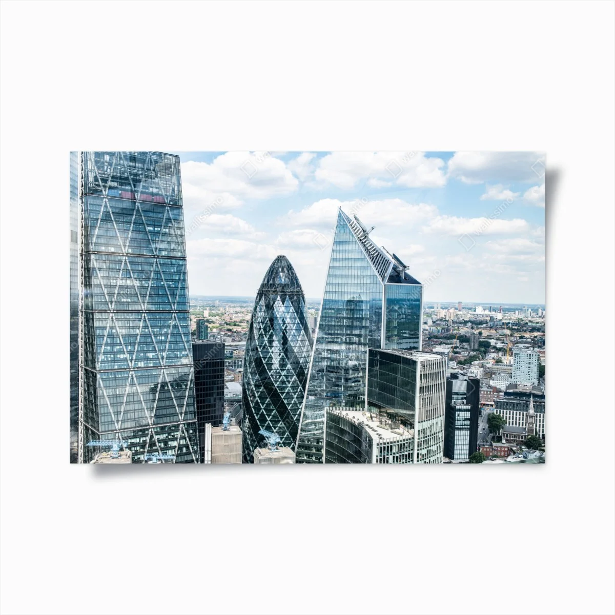 Póster skyline moderno de Londres – Pixers® Póster skyline moderno de Londres – Pixers®