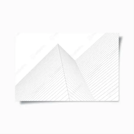 Póster composición geométrica de líneas minimalistas – Pixers®