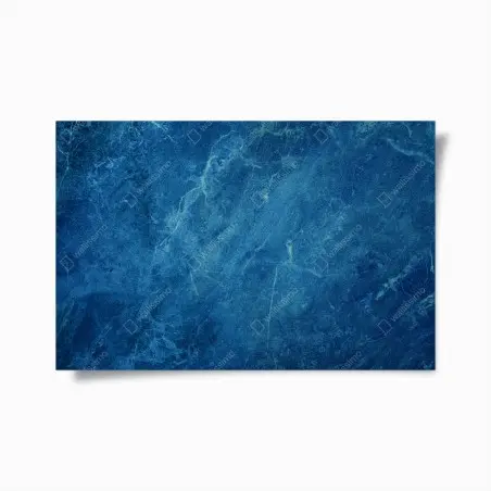 Póster textura de mármol azul profundo para pared – Pixers®
