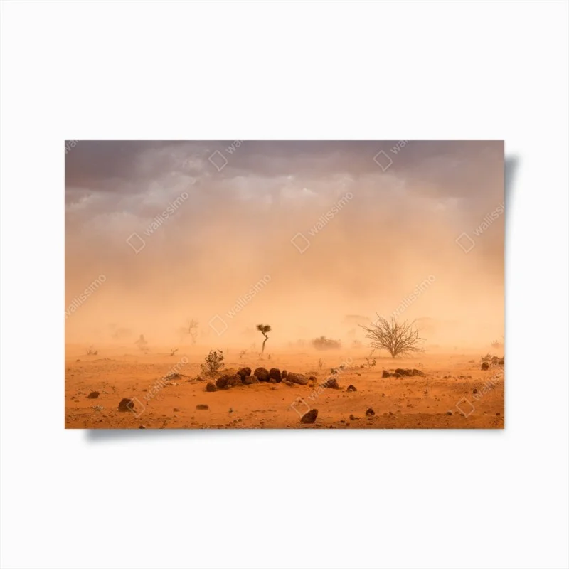 Póster tormenta de arena en Dollo Ado, Etiopía