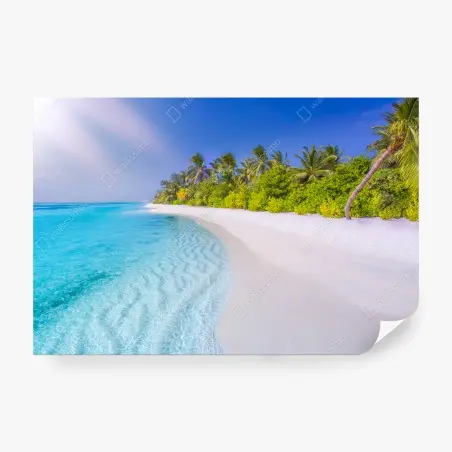 Fotomural paraíso tropical junto al mar – Pixers®