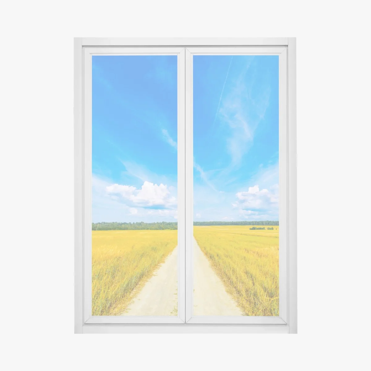 Pegatina para ventana camino hacia el horizonte entre campos dorados – Pixers® Pegatina para ventana camino hacia el horizonte entre campos dorados – Pixers®