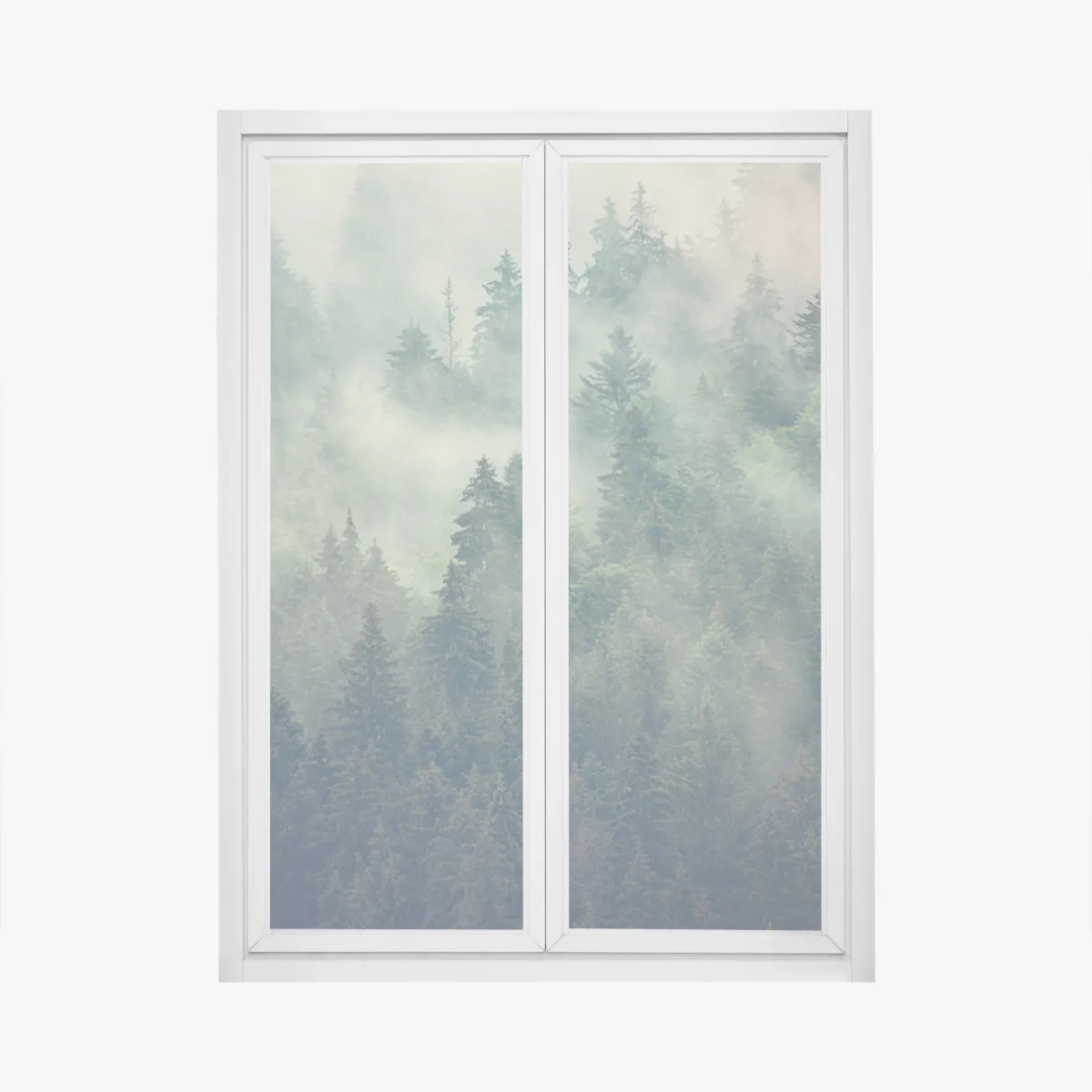 Pegatina para ventana bosque envuelto en niebla – Pixers® Pegatina para ventana bosque envuelto en niebla – Pixers®