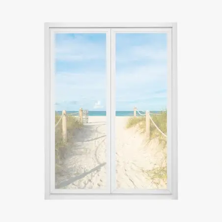 Pegatina para ventana serenidad en South Beach, Miami – Pixers®