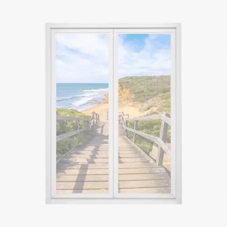 Pegatina para ventana pasarela hacia Bells Beach, Victoria – Pixers®