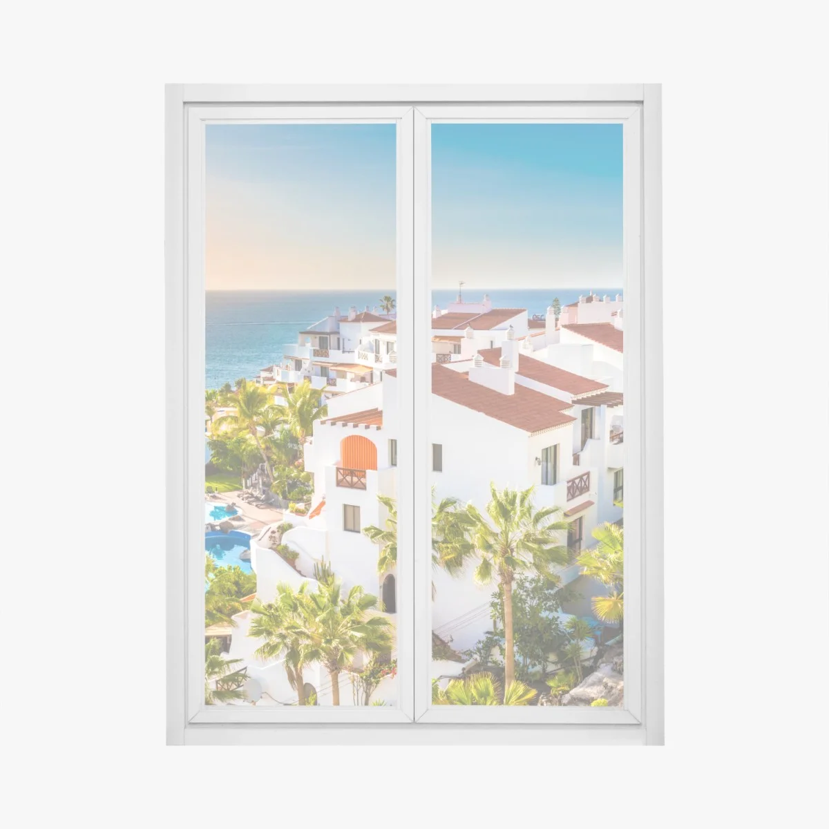 Pegatina para ventana vistas costeras de Puerto de Santiago, Tenerife – Pixers® Pegatina para ventana vistas costeras de Puerto de Santiago, Tenerife – Pixers®