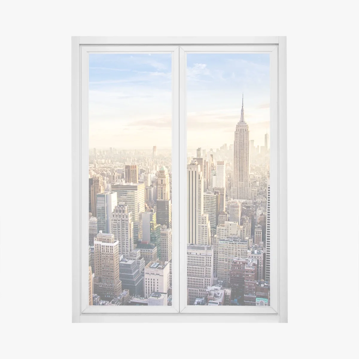 Pegatina para ventana amanecer sobre Nueva York: horizonte urbano icónico – Pixers® Pegatina para ventana amanecer sobre Nueva York: horizonte urbano icónico – Pixers®