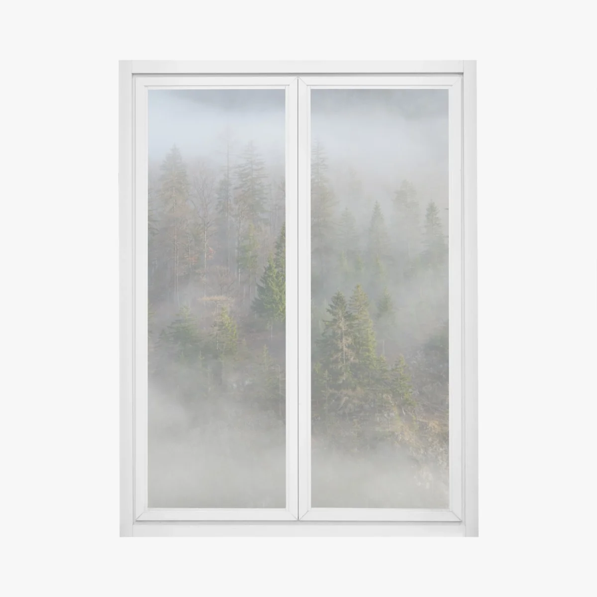 Pegatina para ventana neblina en el bosque alpino – Pixers® Pegatina para ventana neblina en el bosque alpino – Pixers®