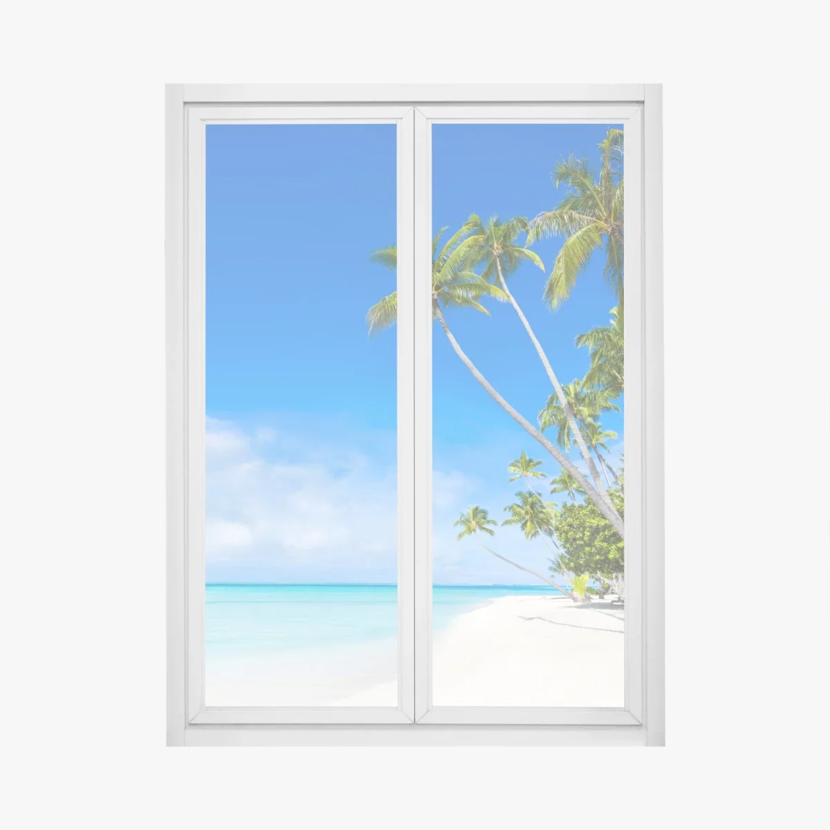 Pegatina para ventana playa tropical con palmeras y aguas turquesas – Pixers® Pegatina para ventana playa tropical con palmeras y aguas turquesas – Pixers®