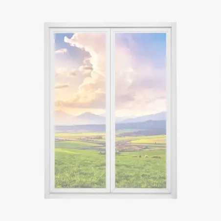 Pegatina para ventana amanecer en los Tatras de Eslovaquia – Pixers®