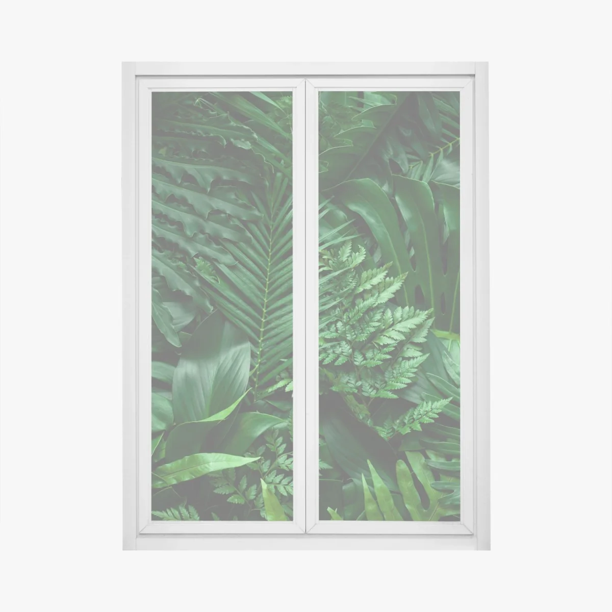 Pegatina para ventana hojas tropicales en verde profundo – Pixers® Pegatina para ventana hojas tropicales en verde profundo – Pixers®