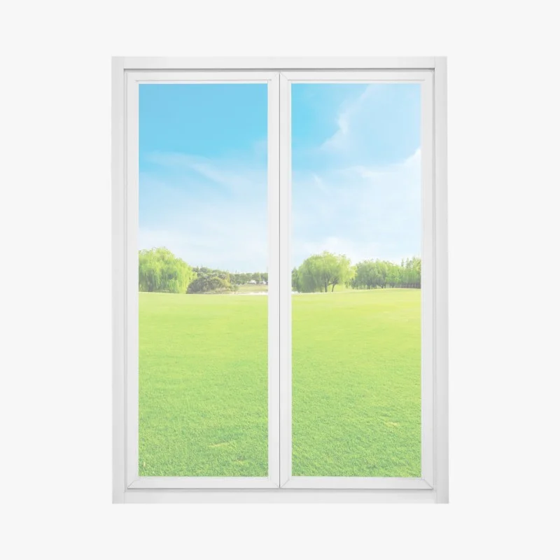 Pegatina para ventana oasis verde primaveral