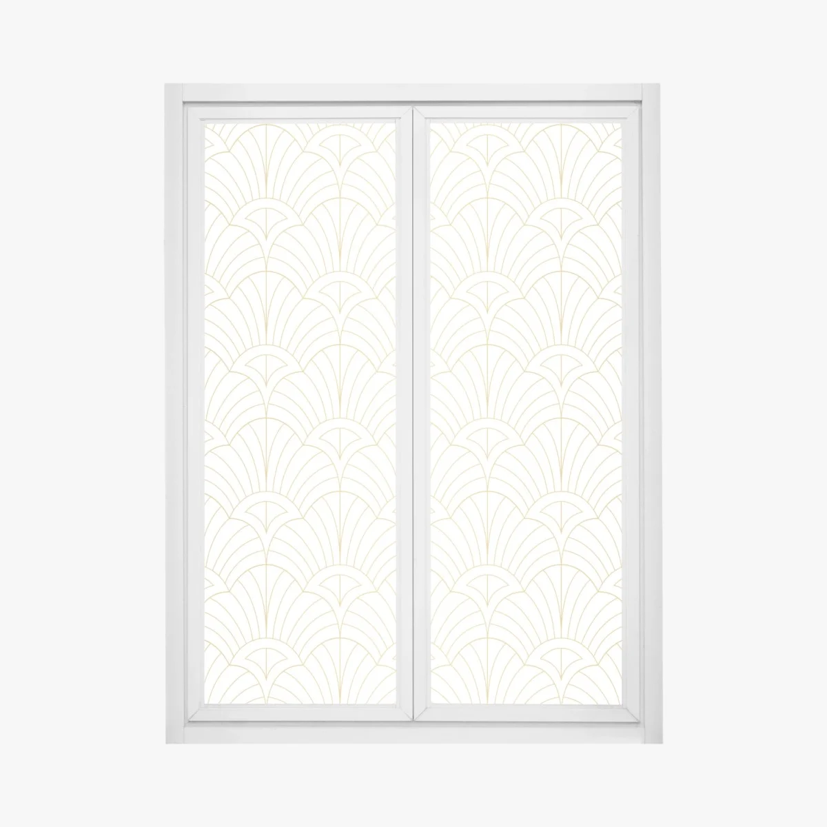 Pegatina para ventana elegante patrón geométrico art deco dorado – Pixers® Pegatina para ventana elegante patrón geométrico art deco dorado – Pixers®
