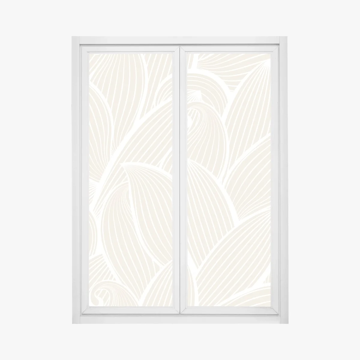 Pegatina para ventana diseño floral minimalista en tonos beige – Pixers® Pegatina para ventana diseño floral minimalista en tonos beige – Pixers®