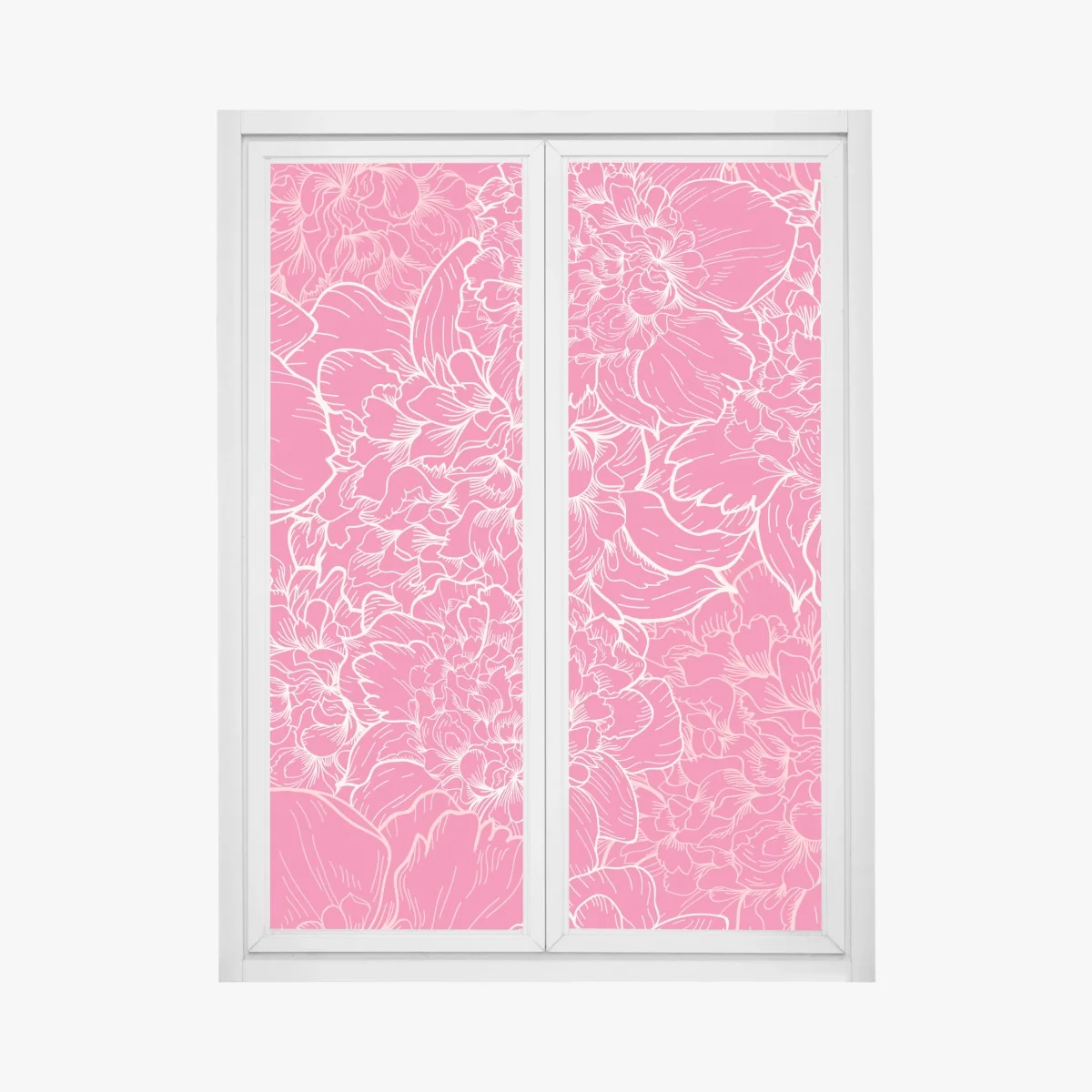 Pegatina para ventana estampado floral rosa vibrante – Pixers® Pegatina para ventana estampado floral rosa vibrante – Pixers®