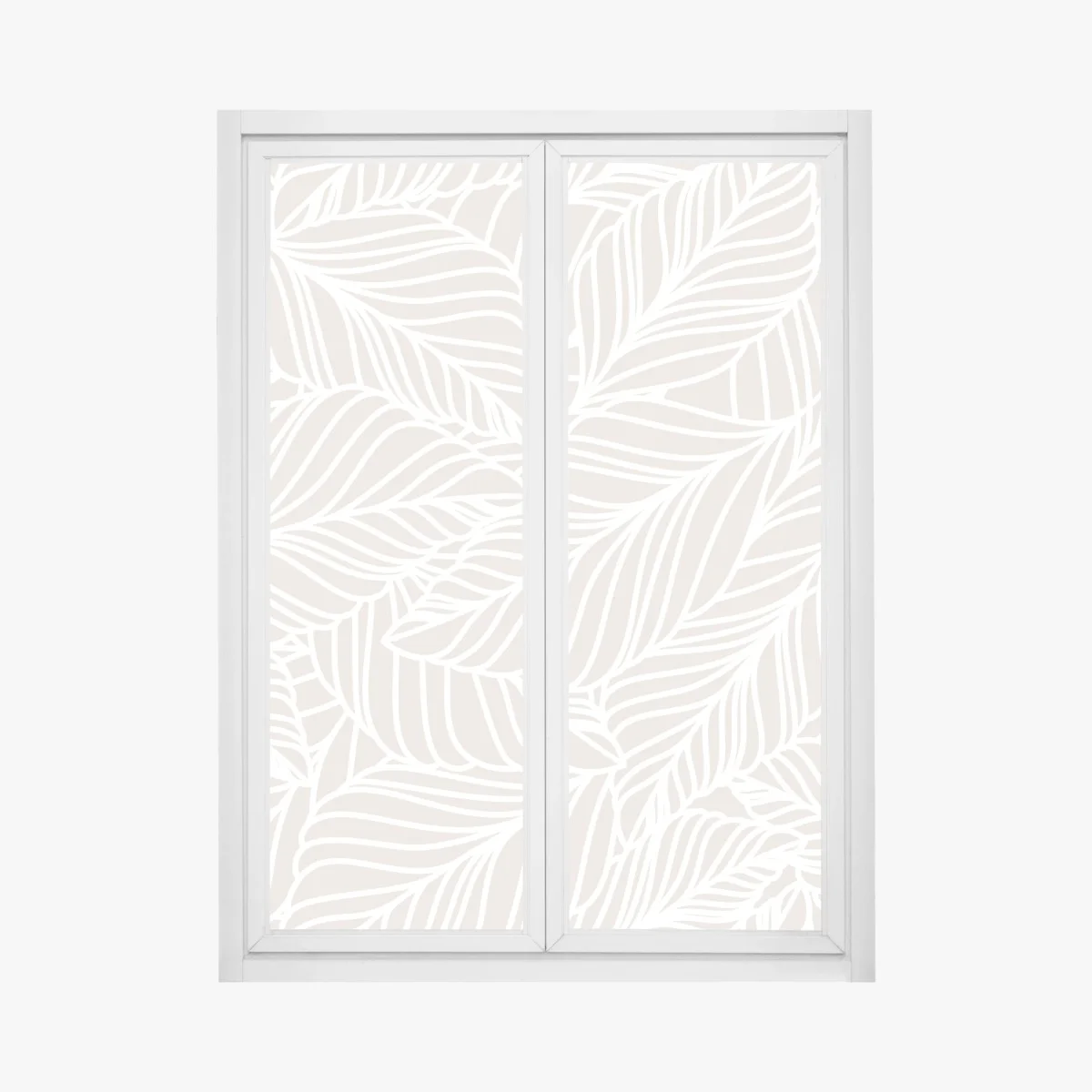 Pegatina para ventana diseño botánico minimalista en tonos beige – Pixers® Pegatina para ventana diseño botánico minimalista en tonos beige – Pixers®