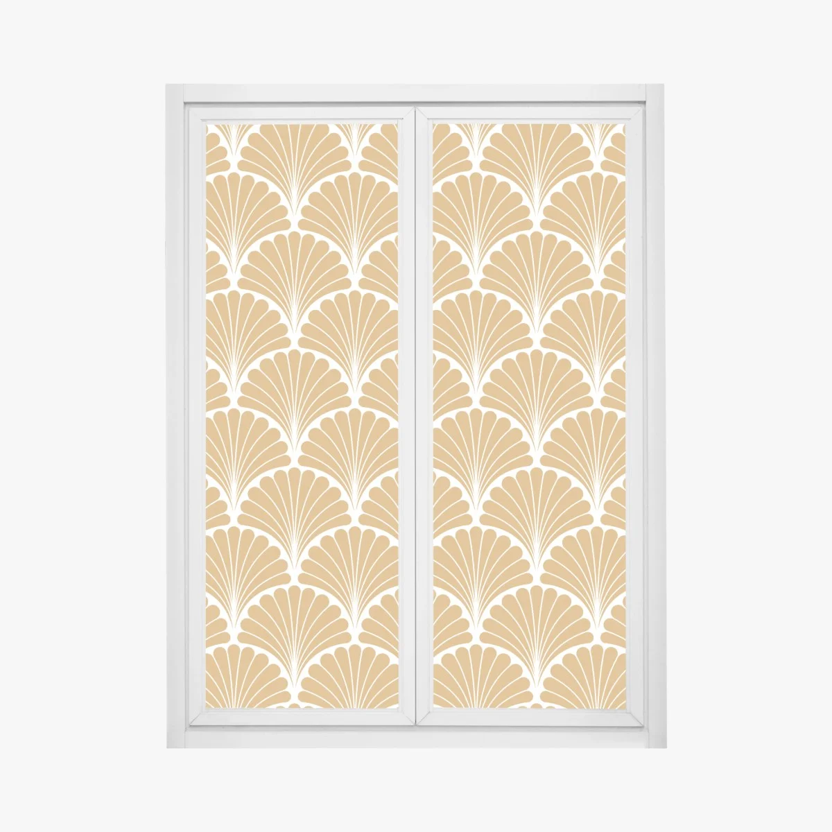 Pegatina para ventana patrón art déco de conchas doradas – Pixers® Pegatina para ventana patrón art déco de conchas doradas – Pixers®