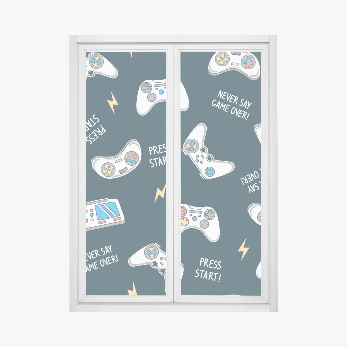 Pegatina para ventana diseño de mandos retro para amantes de los videojuegos – Pixers® Pegatina para ventana diseño de mandos retro para amantes de los videojuegos – Pixers®