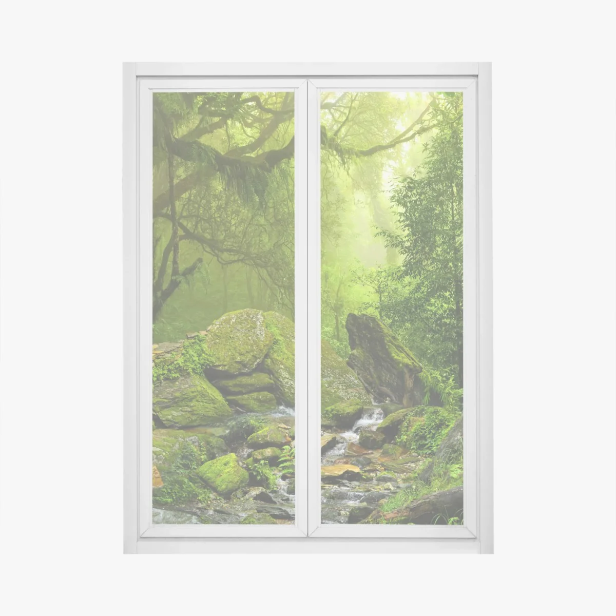 Pegatina para ventana refugio verde en el bosque – Pixers® Pegatina para ventana refugio verde en el bosque – Pixers®