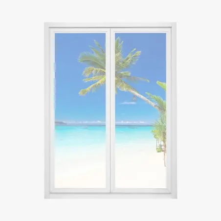 Pegatina para ventana paraíso tropical en Tailandia – Pixers®