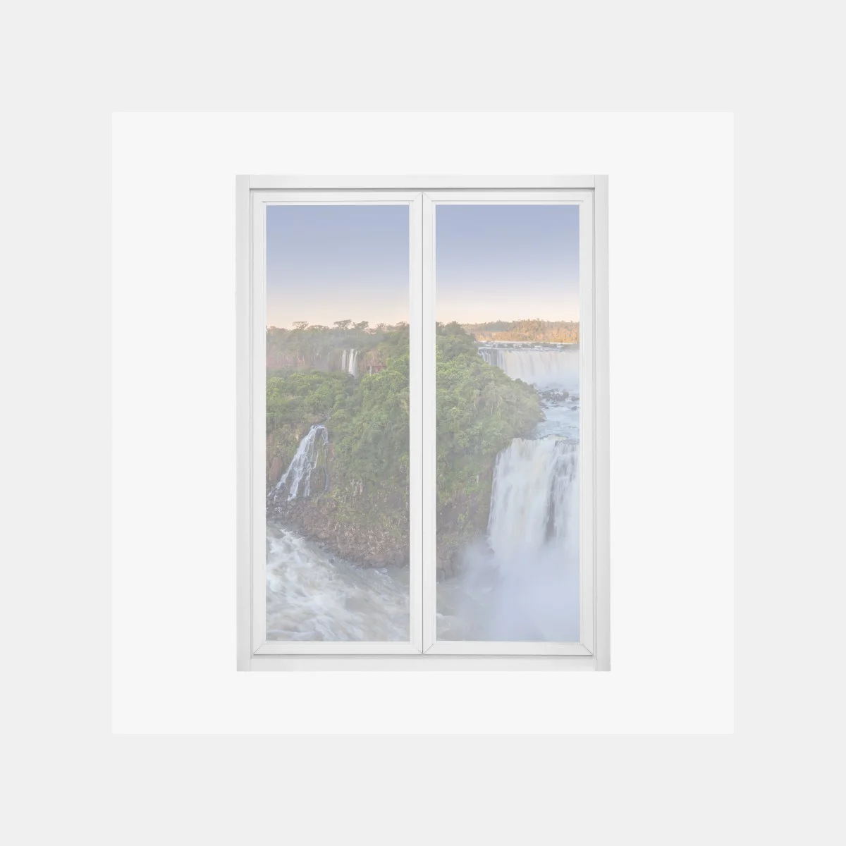Pegatina para ventana panorama aéreo de las Cataratas del Iguazú – Pixers® Pegatina para ventana panorama aéreo de las Cataratas del Iguazú – Pixers®