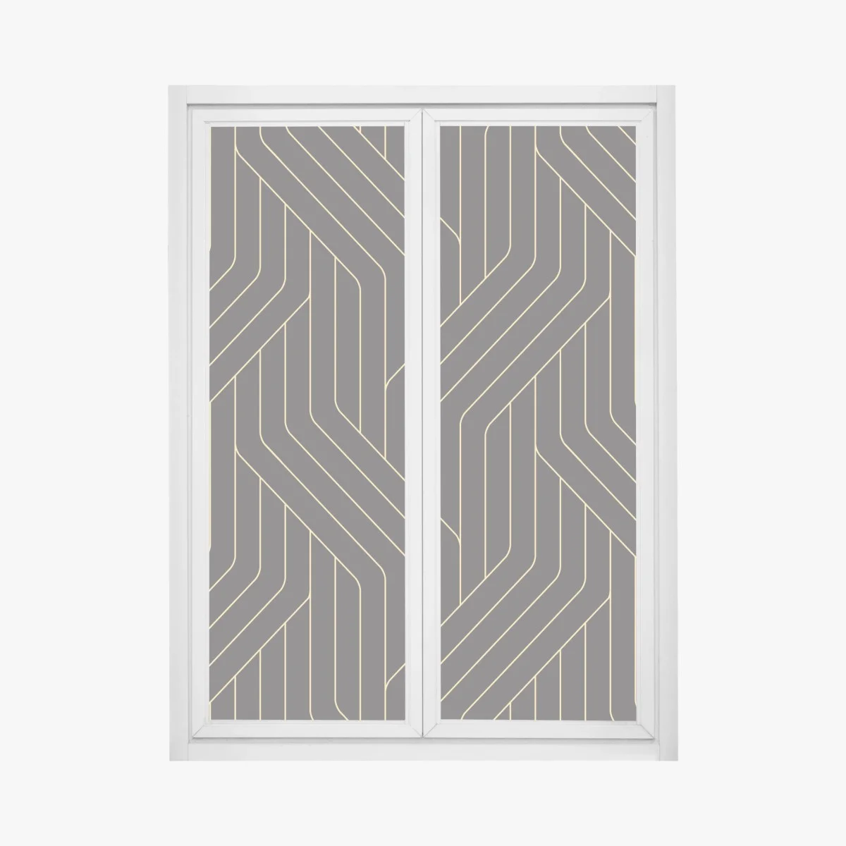 Pegatina para ventana diseño geométrico art déco en dorado – Pixers® Pegatina para ventana diseño geométrico art déco en dorado – Pixers®