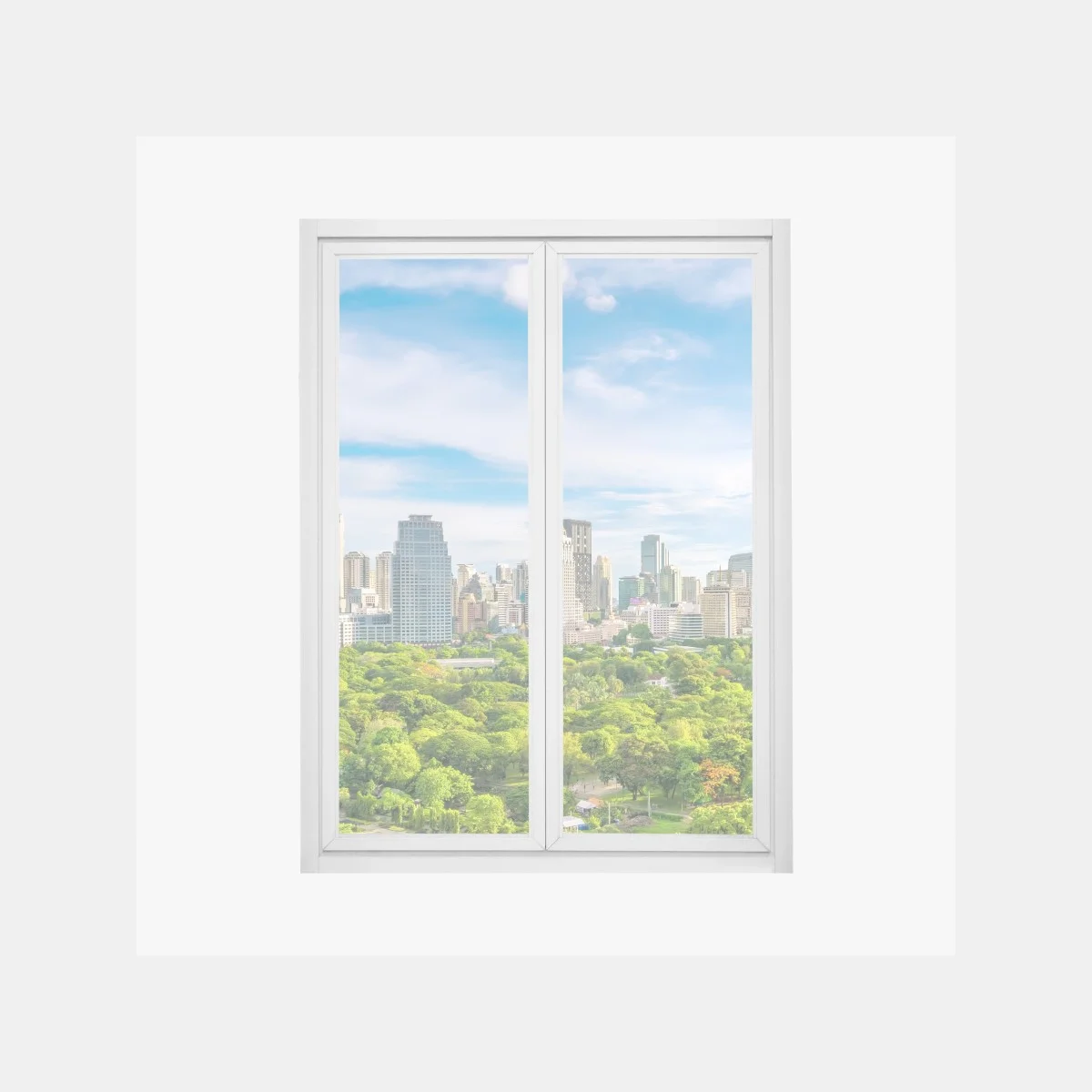 Pegatina para ventana vista aérea de Bangkok y Parque Lumpini – Pixers® Pegatina para ventana vista aérea de Bangkok y Parque Lumpini – Pixers®