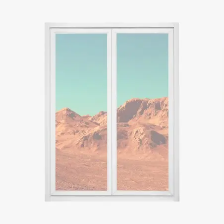 Pegatina para ventana atardecer en Marte – Pixers®