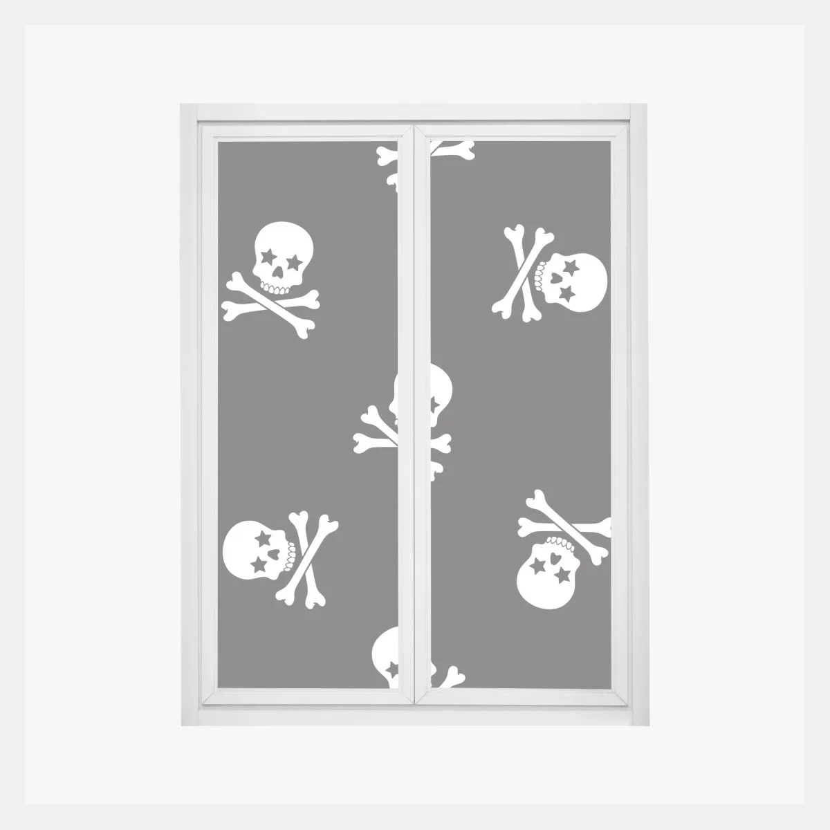 Pegatina para ventana patrón de calaveras en blanco y negro – Pixers® Pegatina para ventana patrón de calaveras en blanco y negro – Pixers®