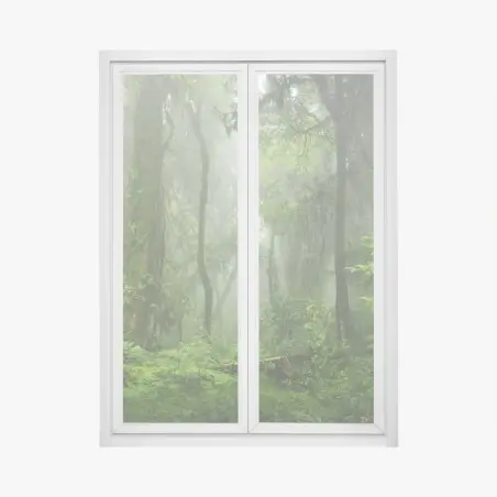 Pegatina para ventana misterios de la selva del Sudeste Asiático – Pixers®