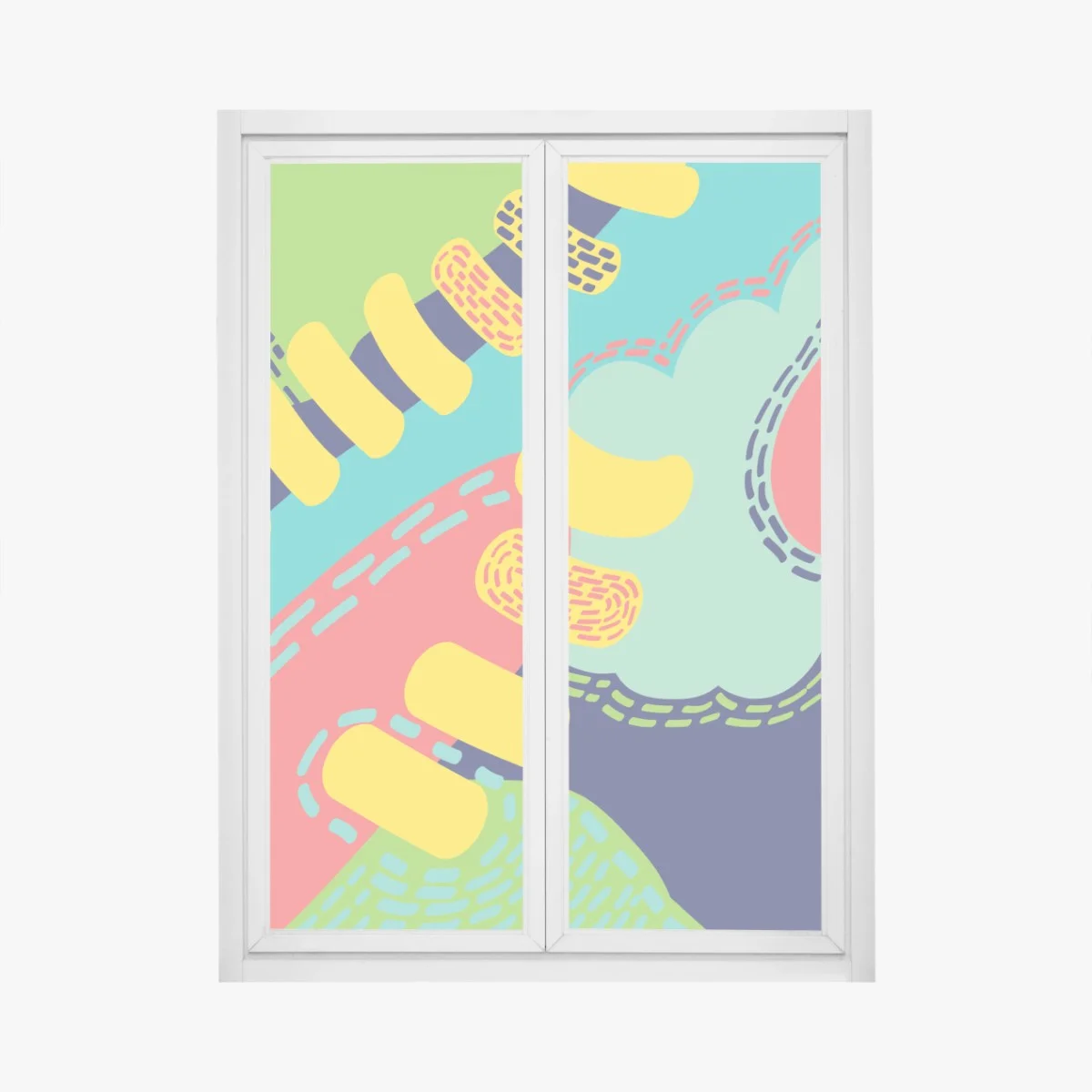 Pegatina para ventana paisaje abstracto colorido y dinámico – Pixers® Pegatina para ventana paisaje abstracto colorido y dinámico – Pixers®