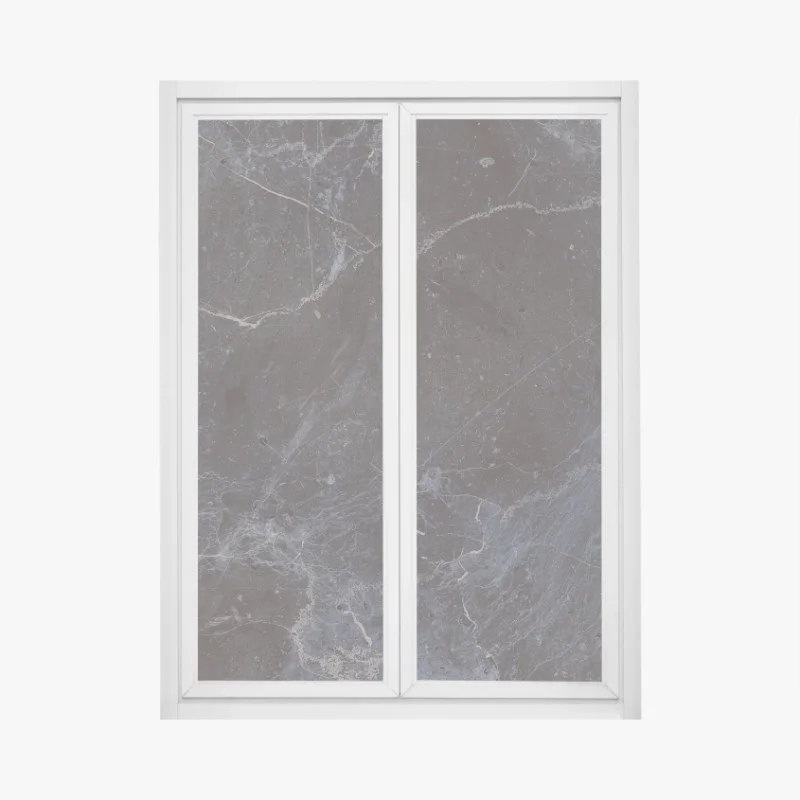 Pegatina para ventana mármol oscuro con vetas azules