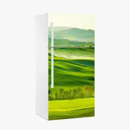 Pegatina para frigorífico paisaje sereno de la Toscana – Pixers®