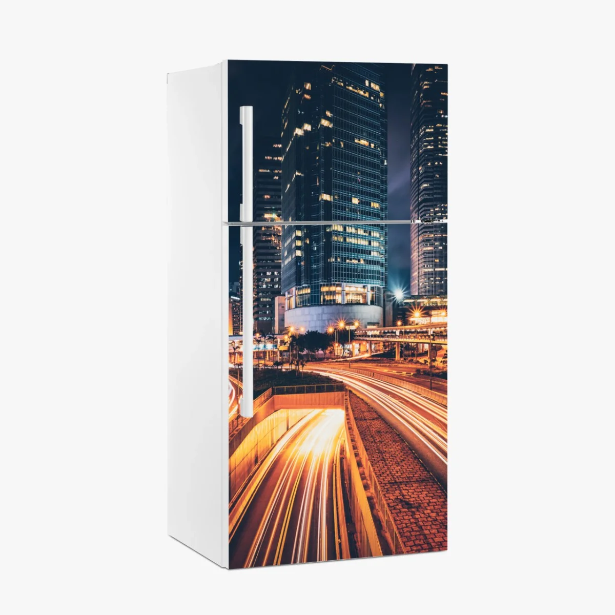 Pegatina para frigorífico luces urbanas: ciudad nocturna en movimiento – Pixers® Pegatina para frigorífico luces urbanas: ciudad nocturna en movimiento – Pixers®