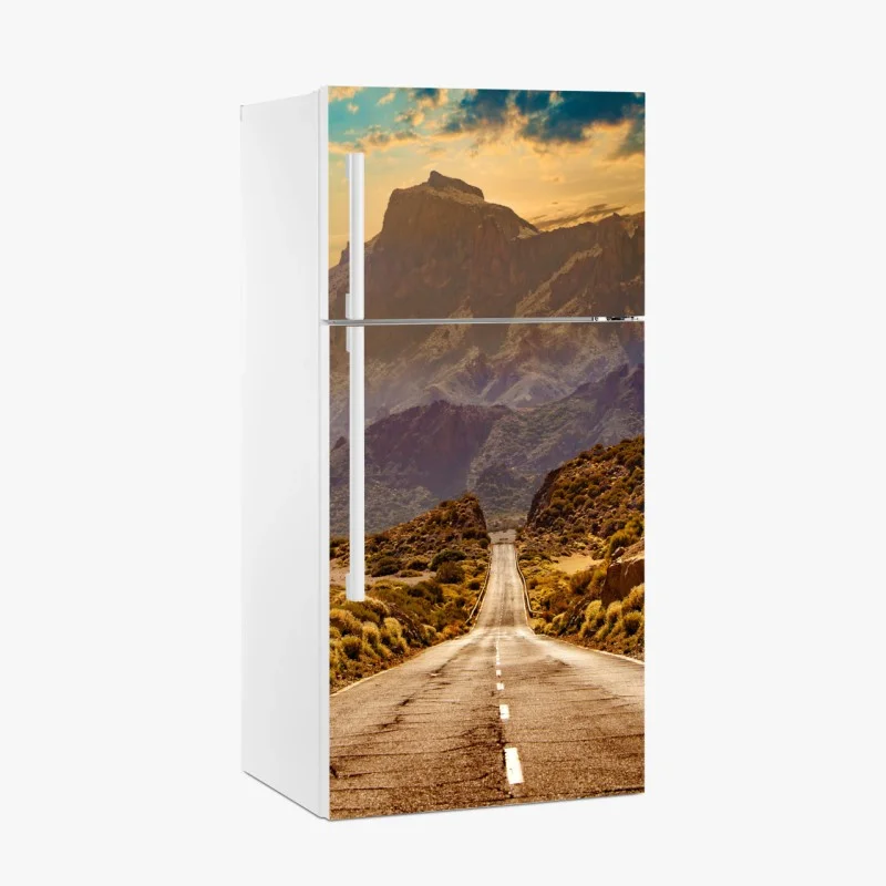 Pegatina para frigorífico carretera hacia el corazón de Tenerife