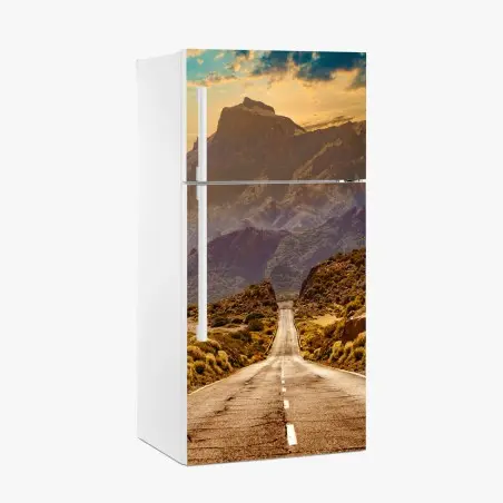 Pegatina para frigorífico carretera hacia el corazón de Tenerife – Pixers®