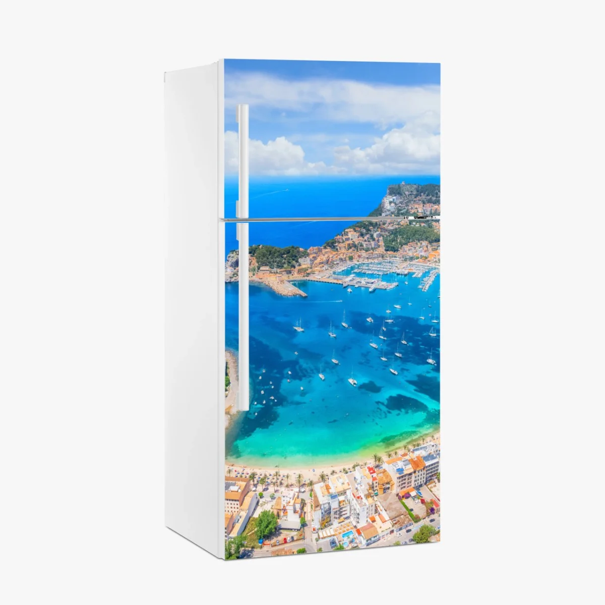Pegatina para frigorífico panorámica de la bahía de Port de Sóller, Mallorca – Pixers® Pegatina para frigorífico panorámica de la bahía de Port de Sóller, Mallorca – Pixers®