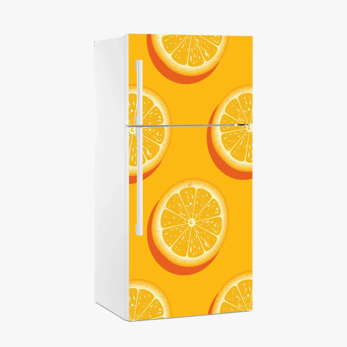 Pegatina para frigorífico patrón cítrico de rodajas de naranja – Pixers® Pegatina para frigorífico patrón cítrico de rodajas de naranja – Pixers®