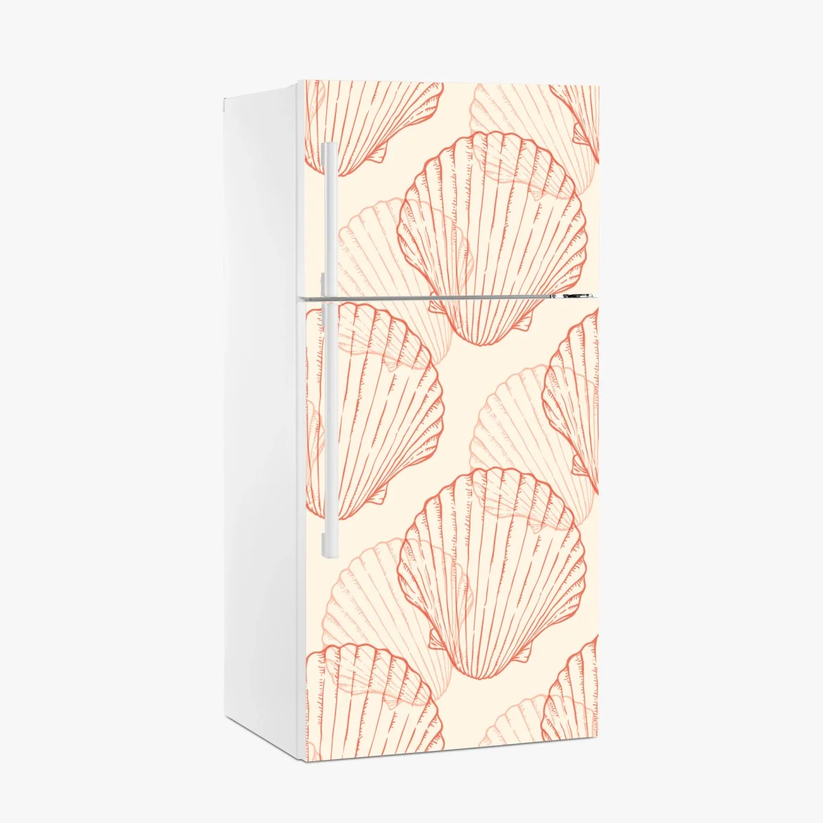 Pegatina para frigorífico patrón de conchas marinas en tonos coral – Pixers® Pegatina para frigorífico patrón de conchas marinas en tonos coral – Pixers®