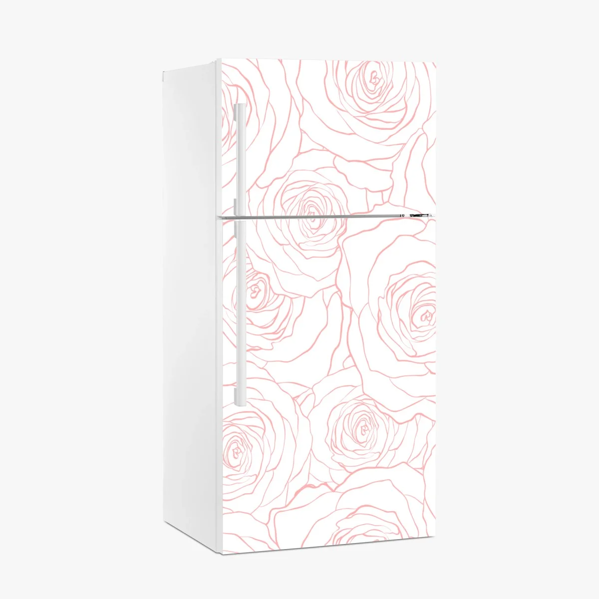 Pegatina para frigorífico diseño floral de rosas en contorno rosa – Pixers® Pegatina para frigorífico diseño floral de rosas en contorno rosa – Pixers®