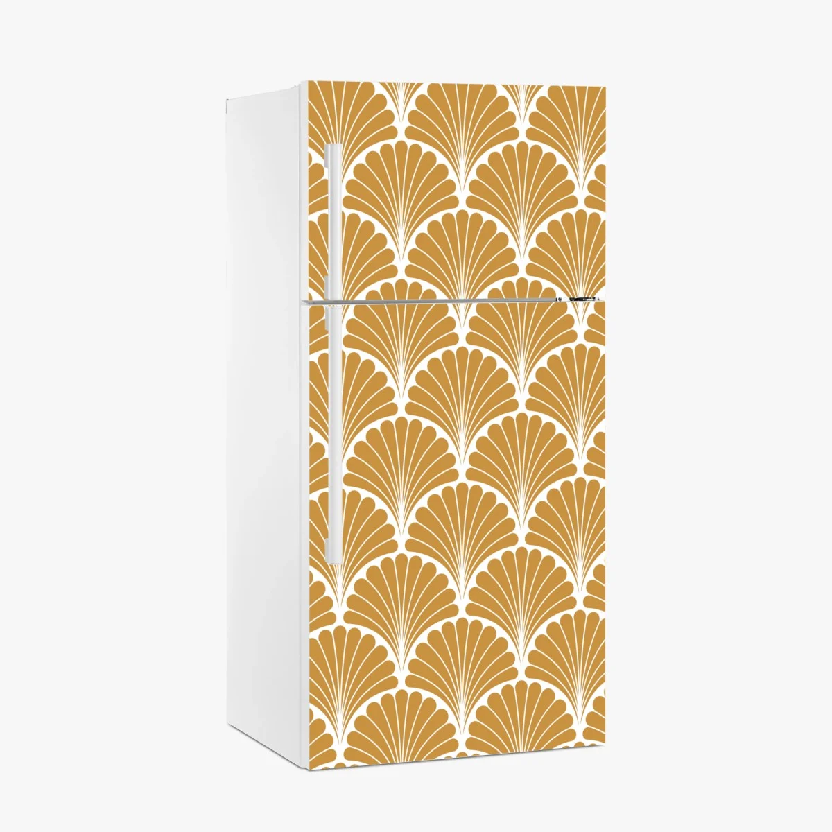 Pegatina para frigorífico patrón art déco de conchas doradas – Pixers® Pegatina para frigorífico patrón art déco de conchas doradas – Pixers®