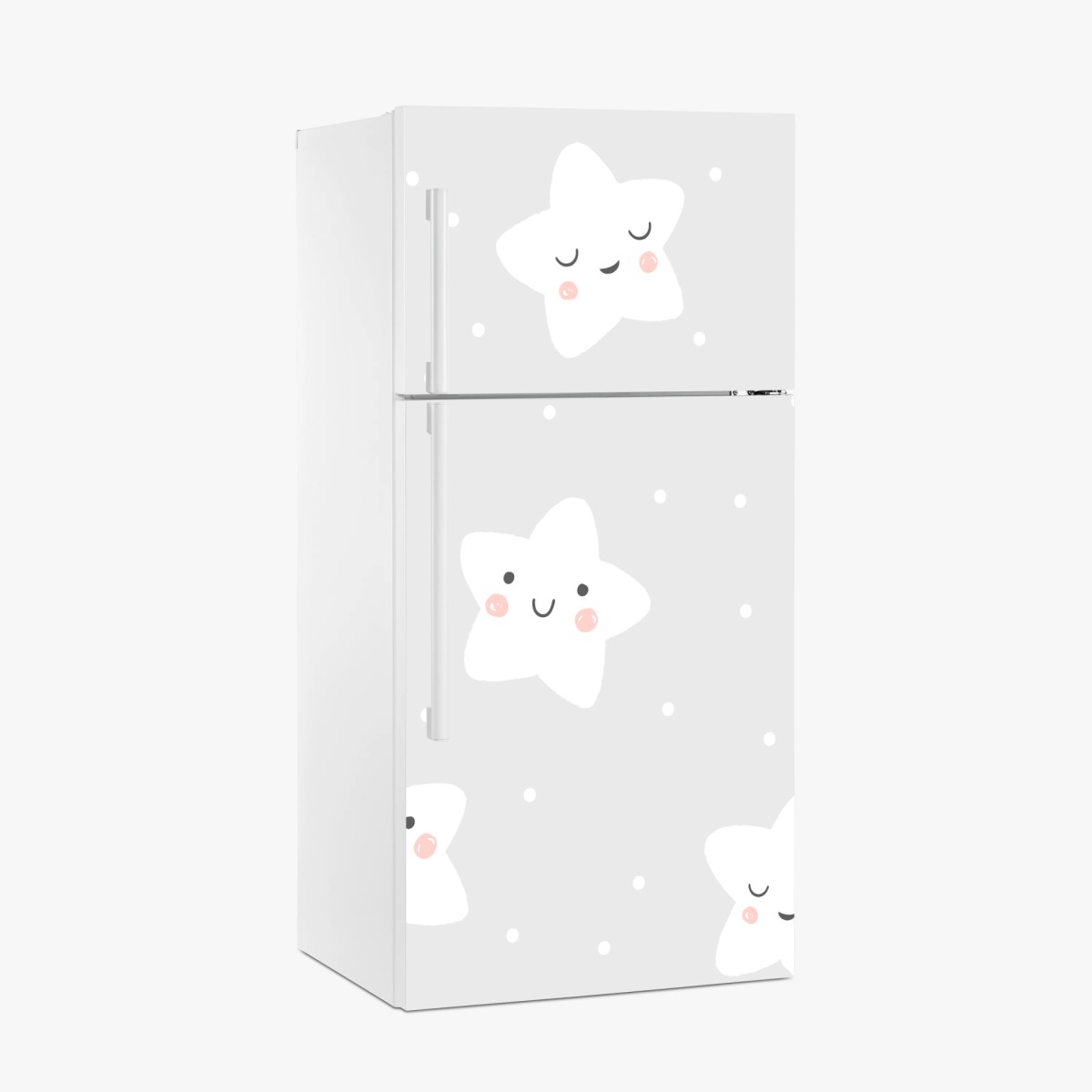 Pegatina para frigorífico estampado de estrellas sonrientes para cuarto infantil – Pixers®