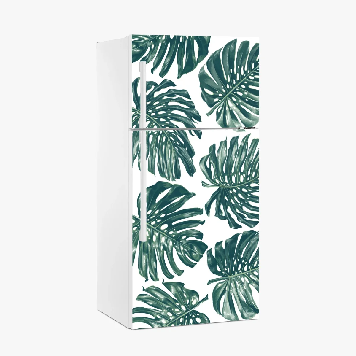 Pegatina para frigorífico patrón tropical de hojas de monstera en verde – Pixers® Pegatina para frigorífico patrón tropical de hojas de monstera en verde – Pixers®