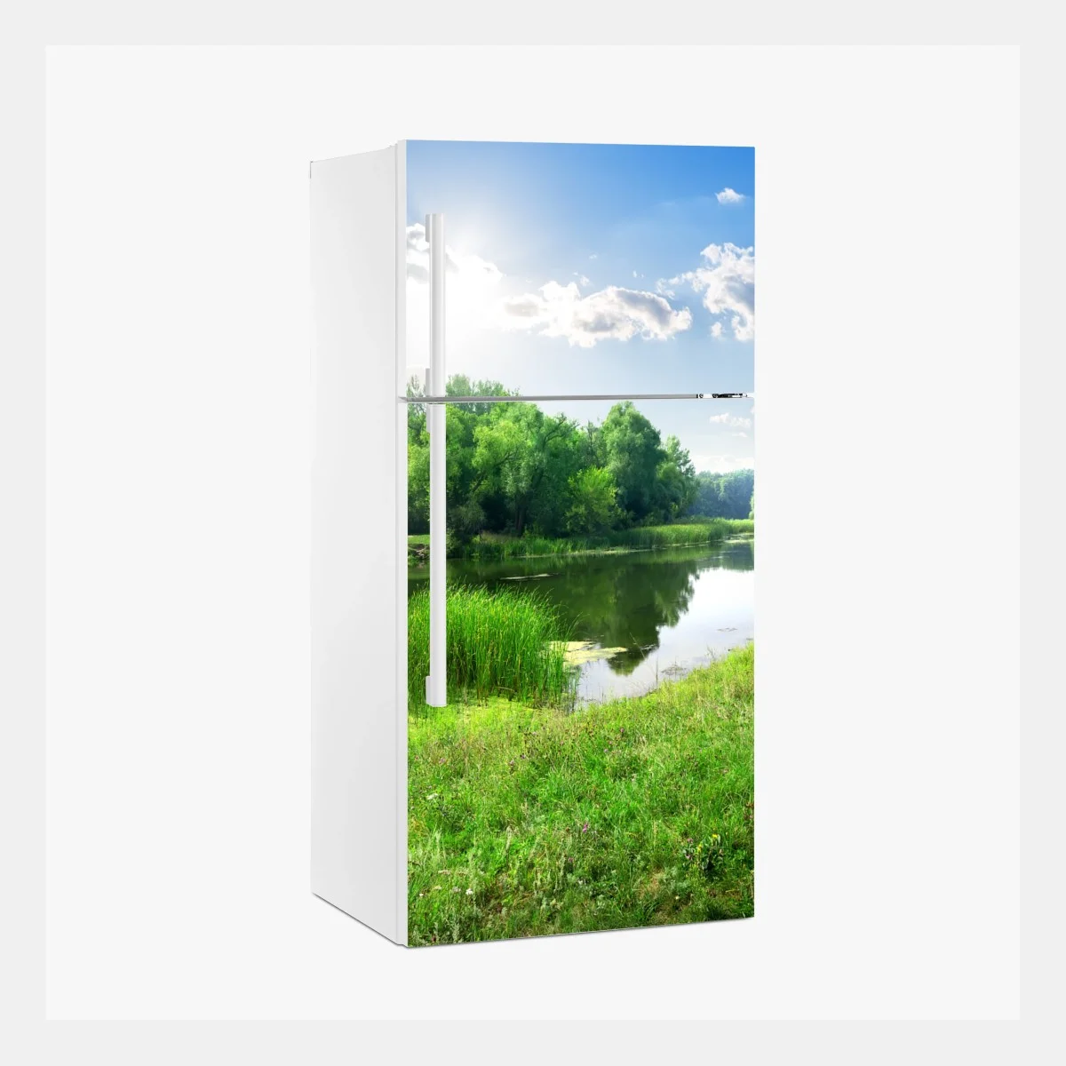 Pegatina para frigorífico serenidad junto al río – Pixers® Pegatina para frigorífico serenidad junto al río – Pixers®