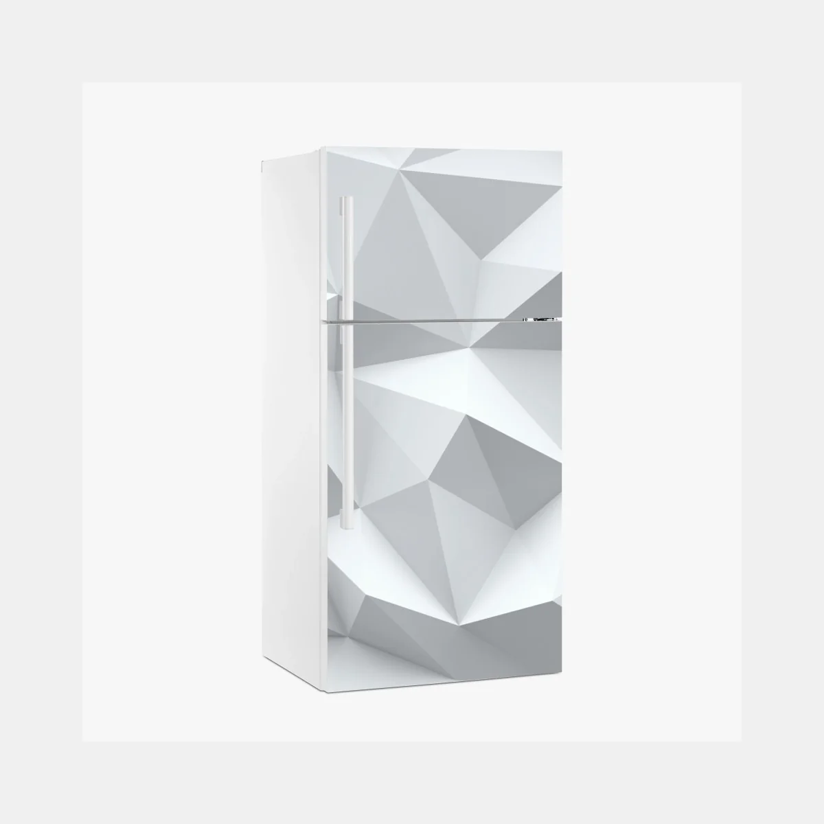 Pegatina para frigorífico arte geométrico en tonos blancos y grises – Pixers® Pegatina para frigorífico arte geométrico en tonos blancos y grises – Pixers®