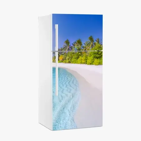 Pegatina para frigorífico paraíso tropical junto al mar – Pixers®