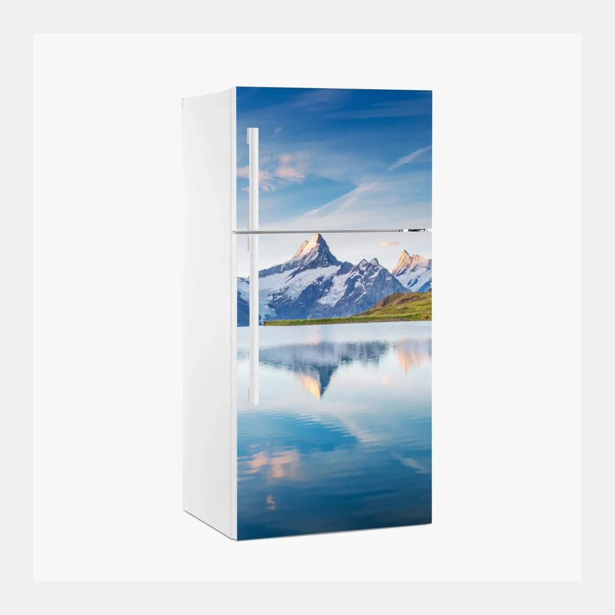 Pegatina para frigorífico amanecer sereno en Bachalpsee, Alpes Suizos – Pixers® Pegatina para frigorífico amanecer sereno en Bachalpsee, Alpes Suizos – Pixers®
