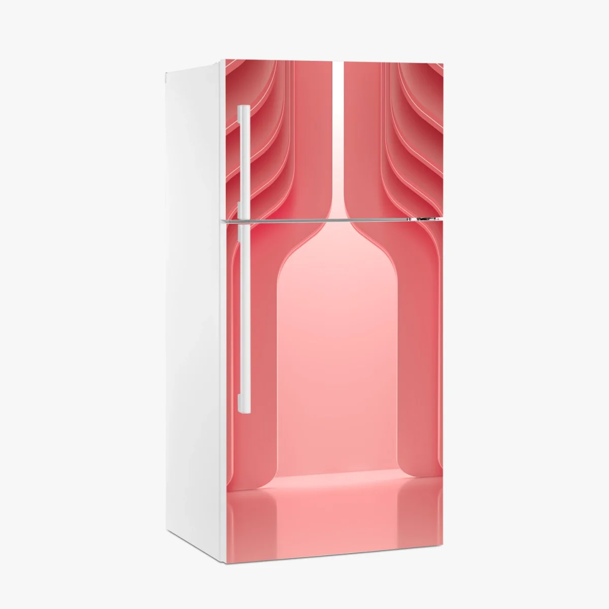 Pegatina para frigorífico espacio coral minimalista y futurista con arcos – Pixers® Pegatina para frigorífico espacio coral minimalista y futurista con arcos – Pixers®